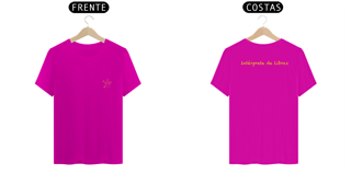 Nome do produtoCamiseta Intérprete de Libras + sinal I love you (ASL/Libras)