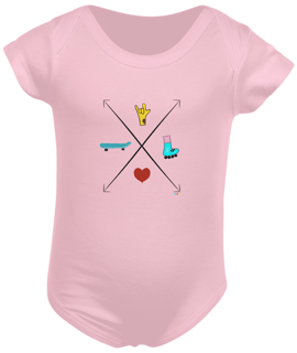 Nome do produtoBody Setas - love skate e patins (ASL/ Libras)