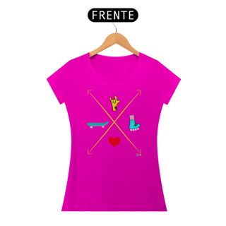 Nome do produtoBaby look Setas - love skate e patins (ASL/ Libras)