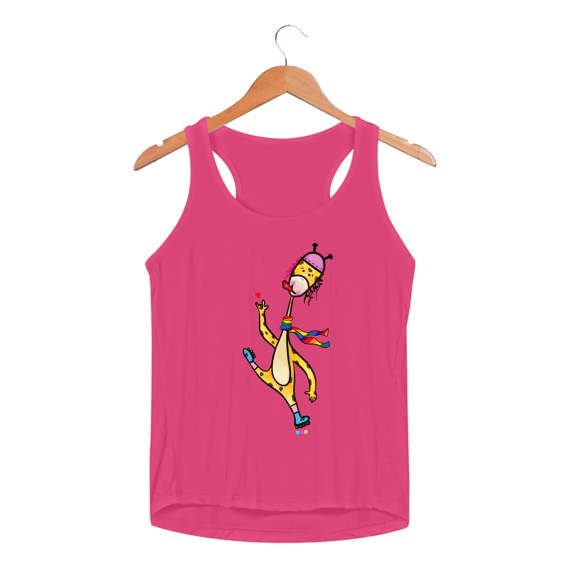 Regata fem esportiva Giraloka (cachecol) 
