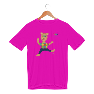 Nome do produtoCamiseta esportiva Lumi - ursinho TEA
