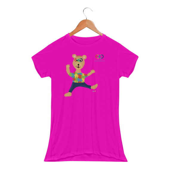 Baby look esportiva Lumi - ursinho TEA 