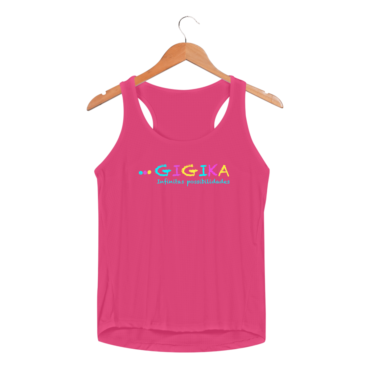 Nome do produto: Regata fem esportiva ...Gigika
