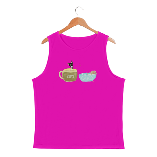 Nome do produtoRegata masc esportiva Café e Chico - banho e café 