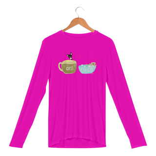 Nome do produtoManga longa esportiva Café e Chico - banho e café 