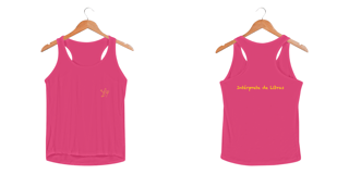 Nome do produtoRegata fem esportiva  Intérprete de Libras + I love you (Libras) 