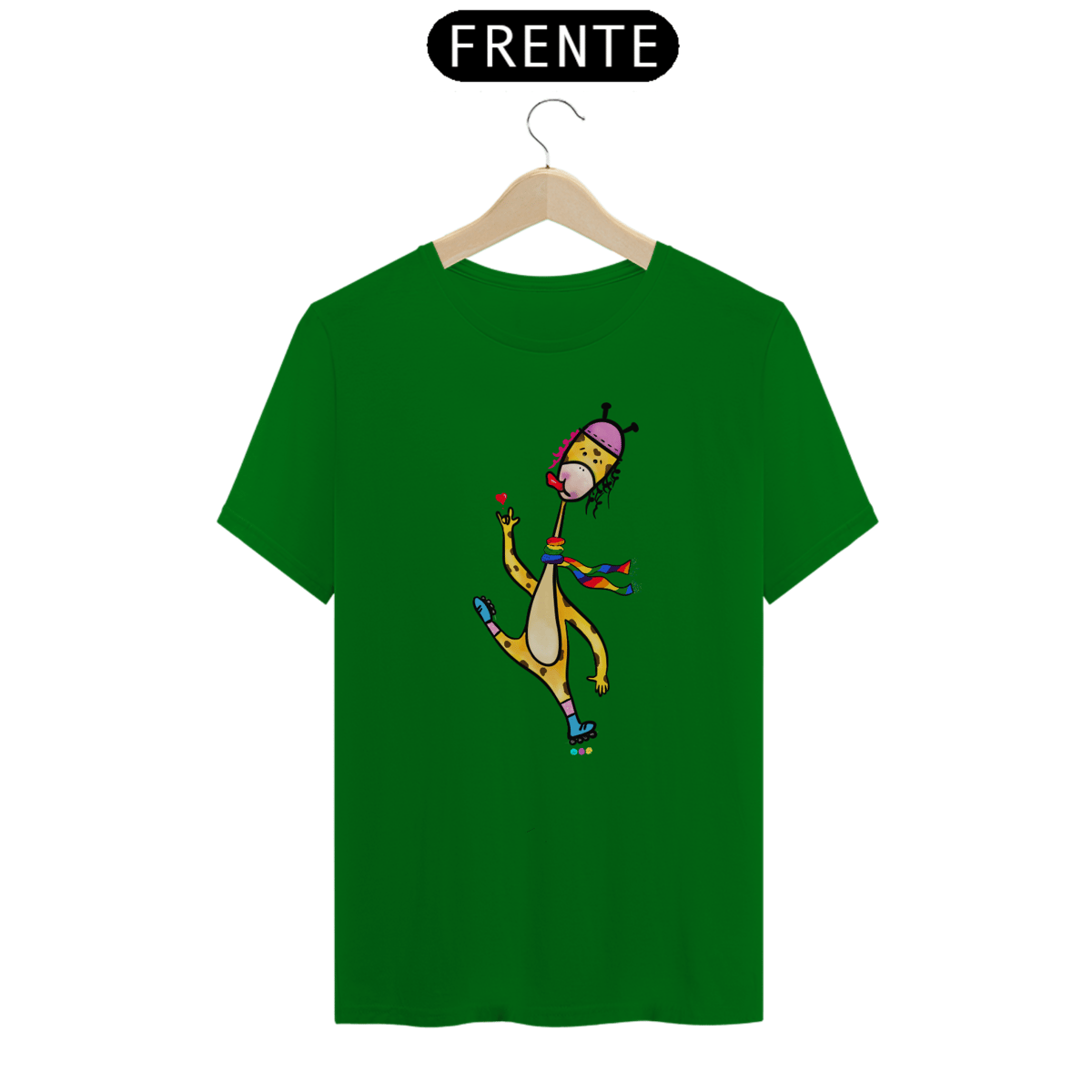 Nome do produto: Camiseta Giraloka (cachecol)
