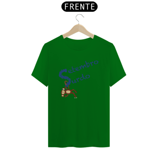 Nome do produtoCamiseta Nico - macaco surdo - Setembro Surdo