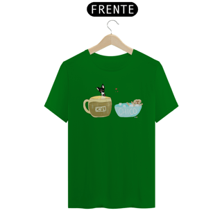 Nome do produtoCamiseta Café e Chico - banho e café