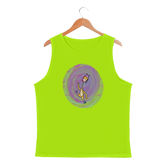 Regata masc esportiva Giraloka com fundo 