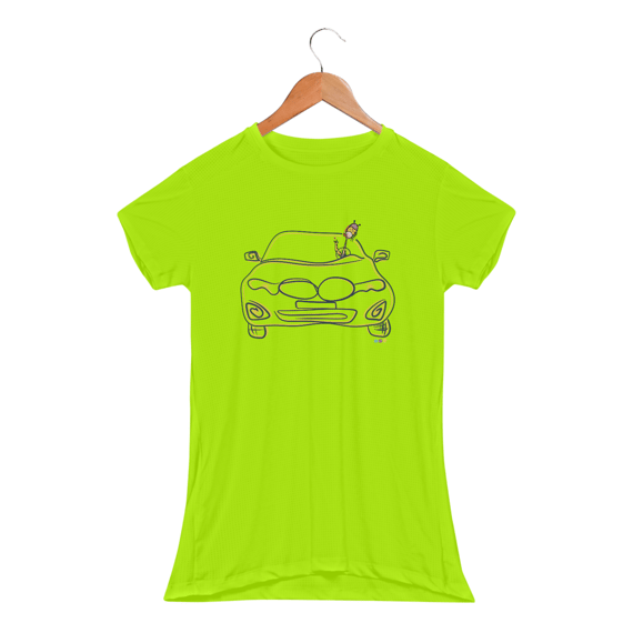 Baby look esportiva Giraloka (carro) 