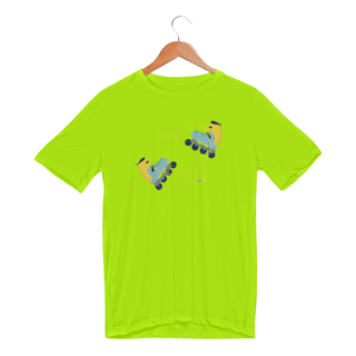 Nome do produtoCamiseta esportiva Patins (cadarço coração)