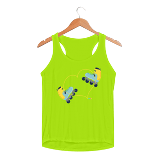 Nome do produtoRegata fem esportiva Patins (cadarço coração)