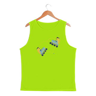 Nome do produtoRegata masc esportiva Patins (cadarço coração) 