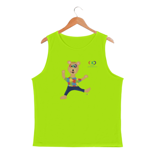 Nome do produtoRegata masc esportiva Lumi - ursinho TEA 