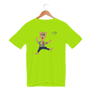 Nome do produtoCamiseta esportiva Lumi - ursinho TEA