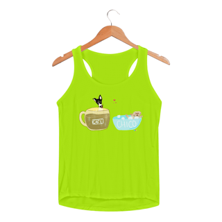 Nome do produtoRegata fem esportiva Café e Chico - banho e café 