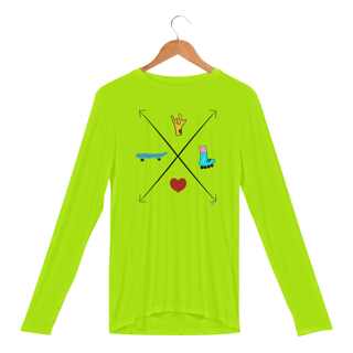 Nome do produtoManga longa esportiva Seta - love skate e patins 