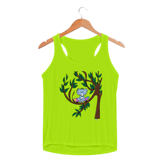Nome do produtoRegata fem esportiva Theo (skate na árvore)