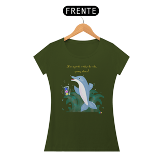 Nome do produtoBaby look Dodo - golfinho dançante - com frase