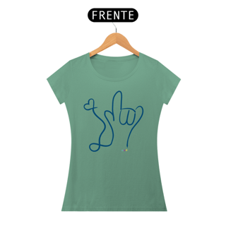 Nome do produtoBaby look estonada I love (azul) ALS/Libras 