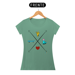 Nome do produtoBaby look estonada Setas - love skate e patins (ASL/ Libras)
