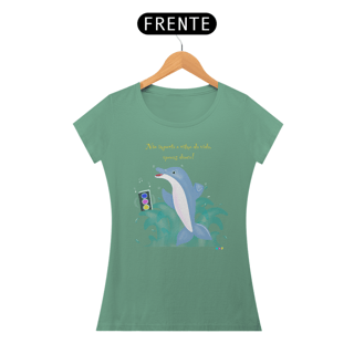 Nome do produtoBaby look estonada Dodo - golfinho dançante - com frase