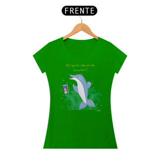 Nome do produtoBaby look Dodo - golfinho dançante - com frase