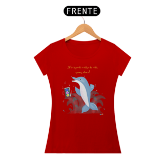 Nome do produtoBaby look Dodo - golfinho dançante - com frase