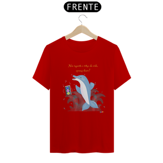Nome do produtoCamiseta Dodo - golfinho dançante - com frase