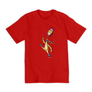 Nome do produtoCamiseta infantil Giraloka (cachecol)
