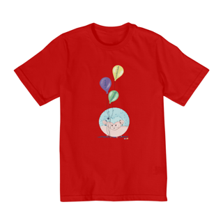 Nome do produtoCamiseta infantil George - porco-espinho surdo 