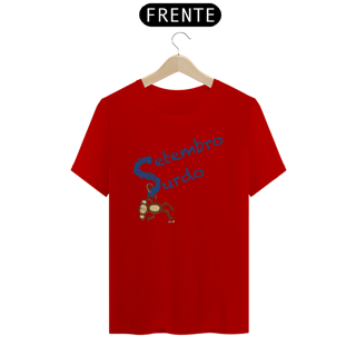 Nome do produtoCamiseta Nico - macaco surdo - Setembro Surdo