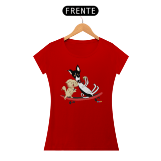 Nome do produtoBaby look Café e Chico - cachorros no skate