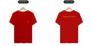 Nome do produtoCamiseta Intérprete de Libras + sinal I love you (ASL/Libras)