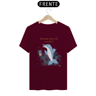 Nome do produtoCamiseta Dodo - golfinho dançante - com frase