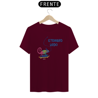 Nome do produtoCamiseta Klaus - camaleão surdo - Setembro Surdo
