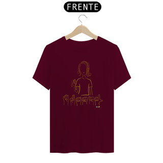 Nome do produtoCamiseta Brasil (sinal em Libras) amarela