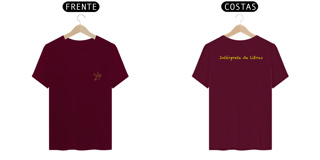 Nome do produtoCamiseta Intérprete de Libras + sinal I love you (ASL/Libras)