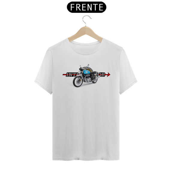 Camiseta Classic RE Interceptor 650 Azul