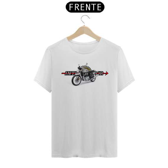 Camiseta Classic RE Interceptor 650 Cinza