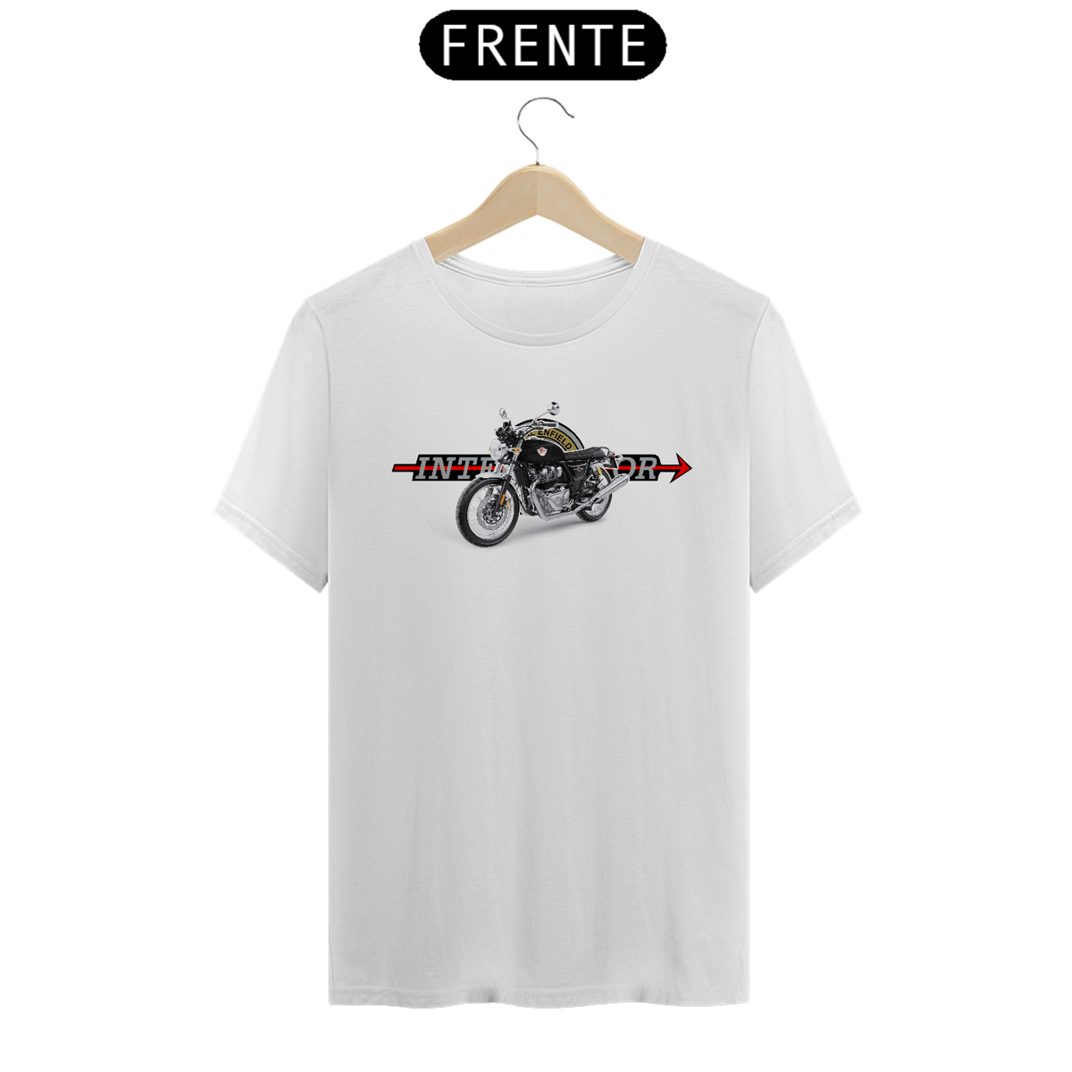 Nome do produto: Camiseta Classic RE Interceptor 650 Preta