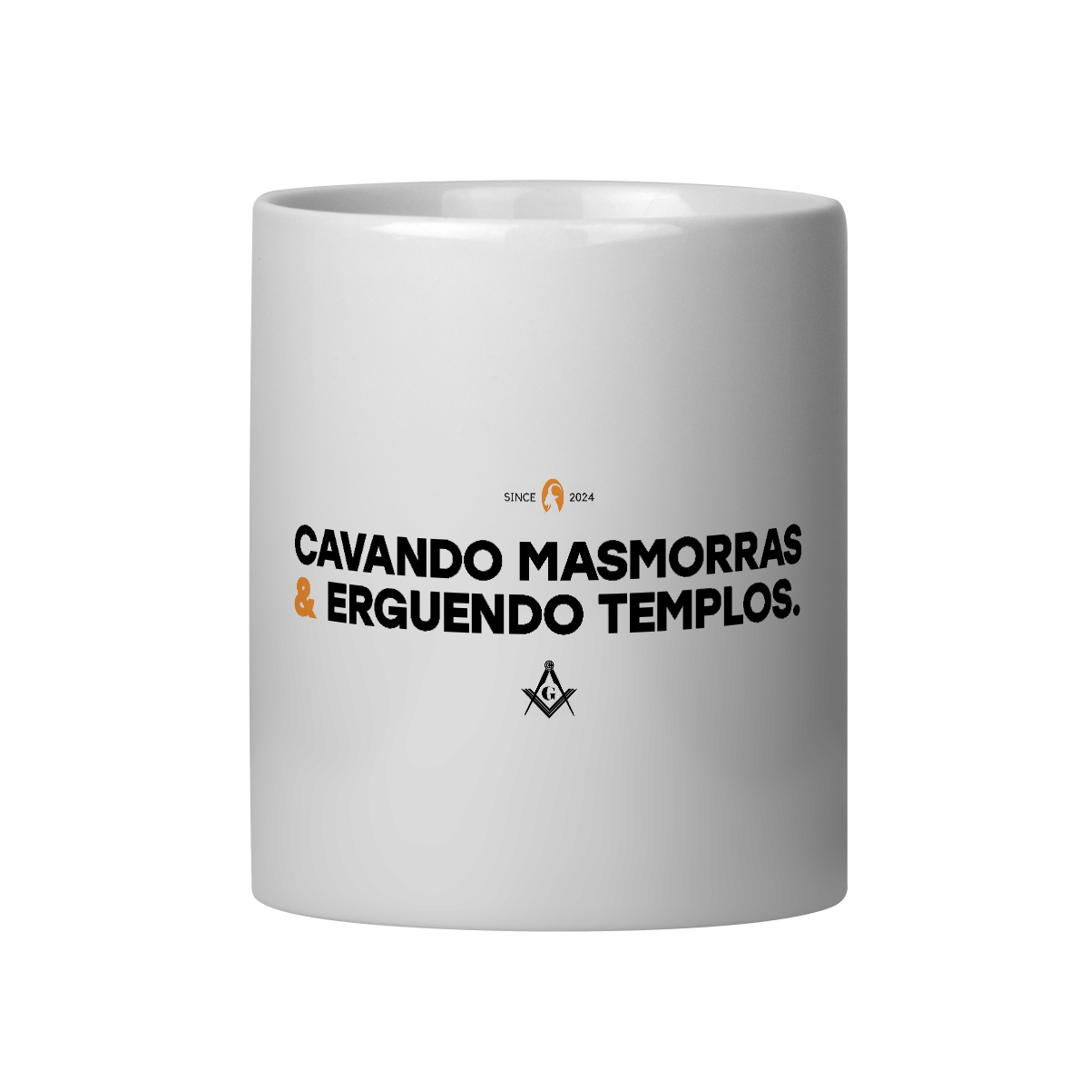 Nome do produto: Caneca Porcelana Cavando Masmorras