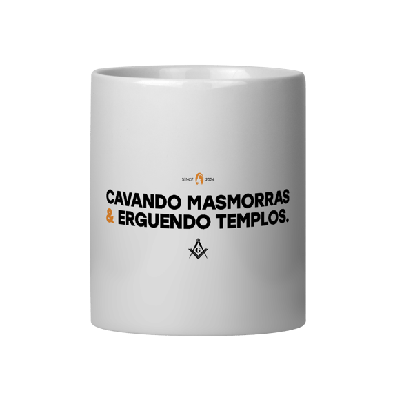 Caneca Porcelana Cavando Masmorras