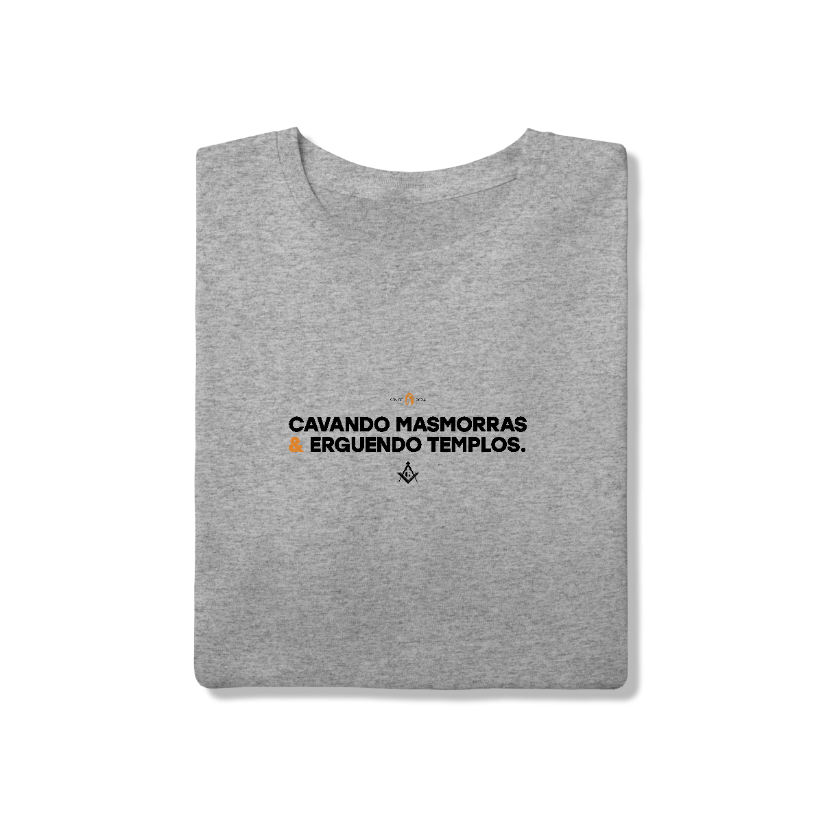 Nome do produto: Camiseta Maçonaria Algodão Cavando Masmorras