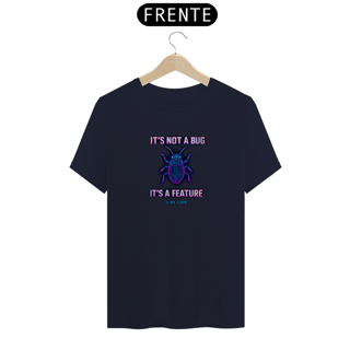 Nome do produtoCamiseta Vibe Code - It's not a bug