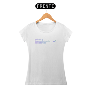 Nome do produtoCamiseta Vibe Code Análise e Desenvolvimento de Sistemas Feminina