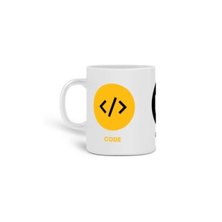 Caneca Code Coffee Repeat 