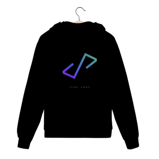 Moletom com Zíper Vibe Code Gradient Pulse 