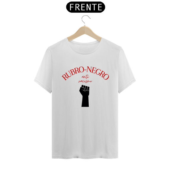 Camiseta Rubro Negro Anti Racismo